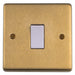 Eurolite Switches Satin Brass Stainless steel 20Amp Switch - Satin Brass