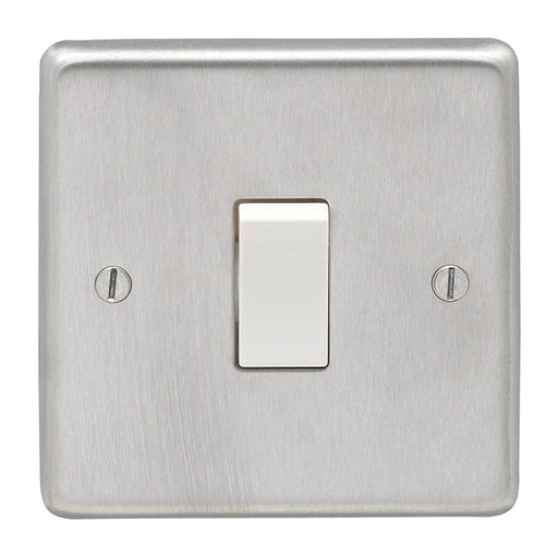 Eurolite Switches Satin Stainless Steel Stainless steel 20Amp Switch - Satin Stainless Steel