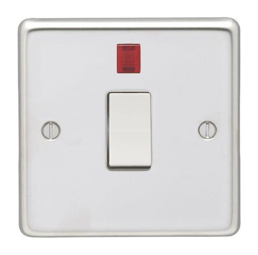 Eurolite Switches Polished Stainless Steel Stainless steel 20Amp Switch With Neon Indicator - Polished Stainless Steel