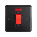 Eurolite Switches Matt Black Stainless steel 45Amp Switch With Neon Indicator - Matt Black