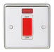 Eurolite Switches Polished Stainless Steel Stainless steel 45Amp Switch With Neon Indicator - Polished Stainless Steel