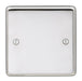 Eurolite Switches Polished Stainless Steel Stainless steel Single Blank Plate - Polished Stainless Steel