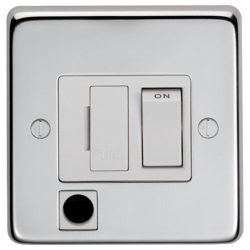 Eurolite Switches Polished Stainless Steel Stainless steel Switched Fuse Spur - Polished Stainless Steel