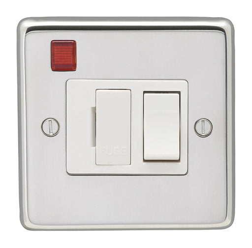 Eurolite Switches Polished Stainless Steel Stainless steel Switched Fuse Spur - Polished Stainless Steel