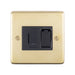 Eurolite Switches Satin Brass Stainless steel Switched Fuse Spur - Satin Brass