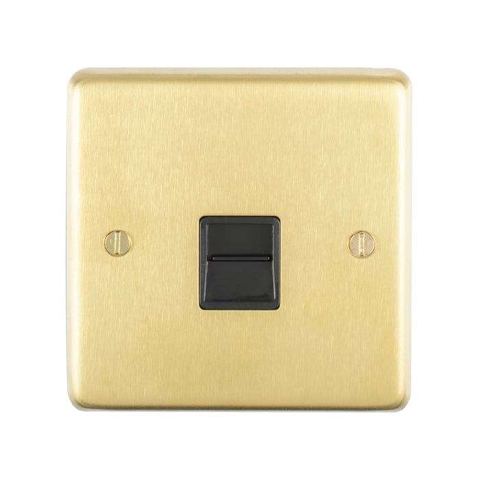 Eurolite Switches Satin Brass Stainless steel Telephone Slave - Satin Brass