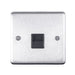 Eurolite Switches Satin Stainless Steel Stainless steel Telephone Slave - Satin Stainless Steel