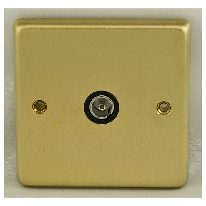 Eurolite Switches Satin Brass Stainless steel Tv - Satin Brass