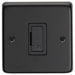 Eurolite Switches Matt Black Stainless steel Unswitched Fuse Spur - Matt Black