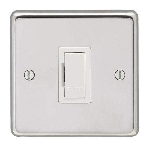 Eurolite Switches Polished Stainless Steel Stainless steel Unswitched Fuse Spur - Polished Stainless Steel