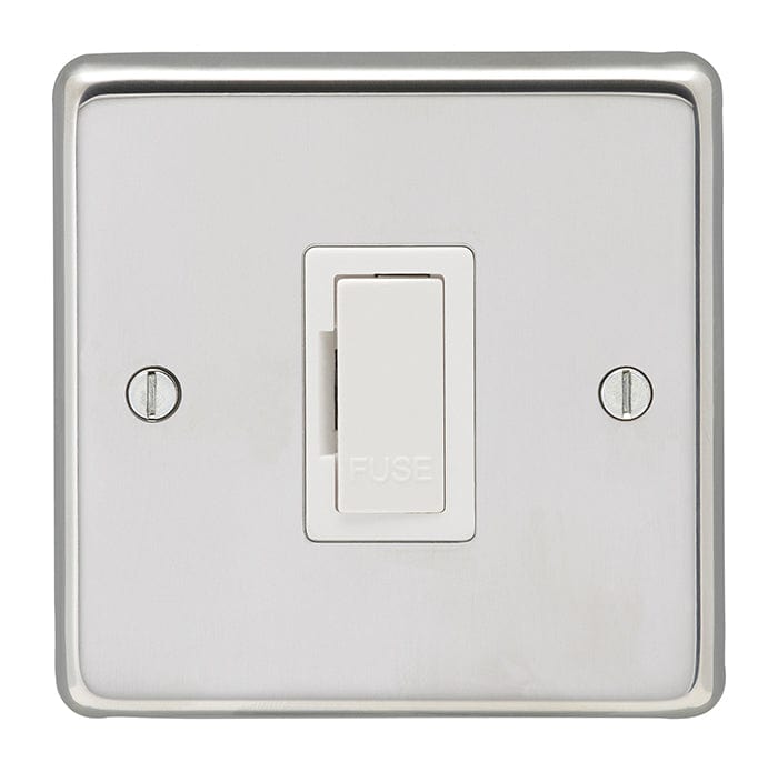 Eurolite Switches Polished Stainless Steel Stainless steel Unswitched Fuse Spur - Polished Stainless Steel