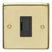 Eurolite Switches Satin Brass Stainless steel Unswitched Fuse Spur - Satin Brass