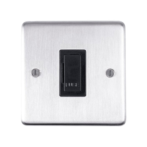 Eurolite Switches Satin Stainless Steel Stainless steel Unswitched Fuse Spur - Satin Stainless Steel