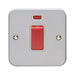 Eurolite Switches Grey Utility 45Amp Switch With Neon Indicator - Grey