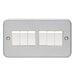 Eurolite Switches Grey Utility 6 Gang Switch - Grey