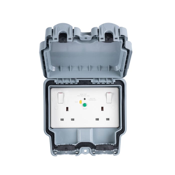 Eurolite Switches Grey Utility Rcd - Grey