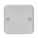 Eurolite Switches Grey Utility Single Blank Plate - Grey