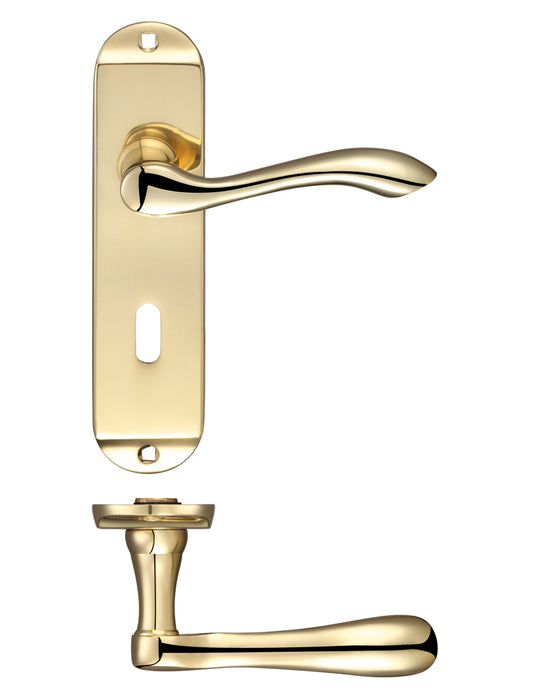 Arundel Lever Lock (57mm c/c) Furniture - Short Plate  175 x 42mm