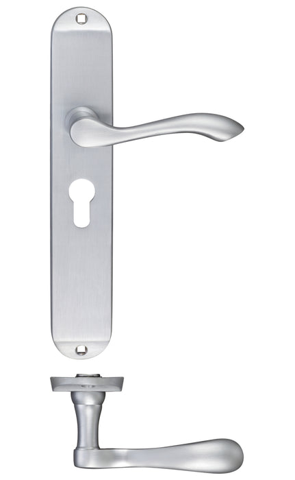 Arundel Lever Euro Lock (47.5mm c/c) Furniture - Long Plate 245 x 42mm