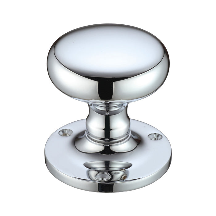 Mushroom Mortice Knob Furniture  62.5mm Rose dia.