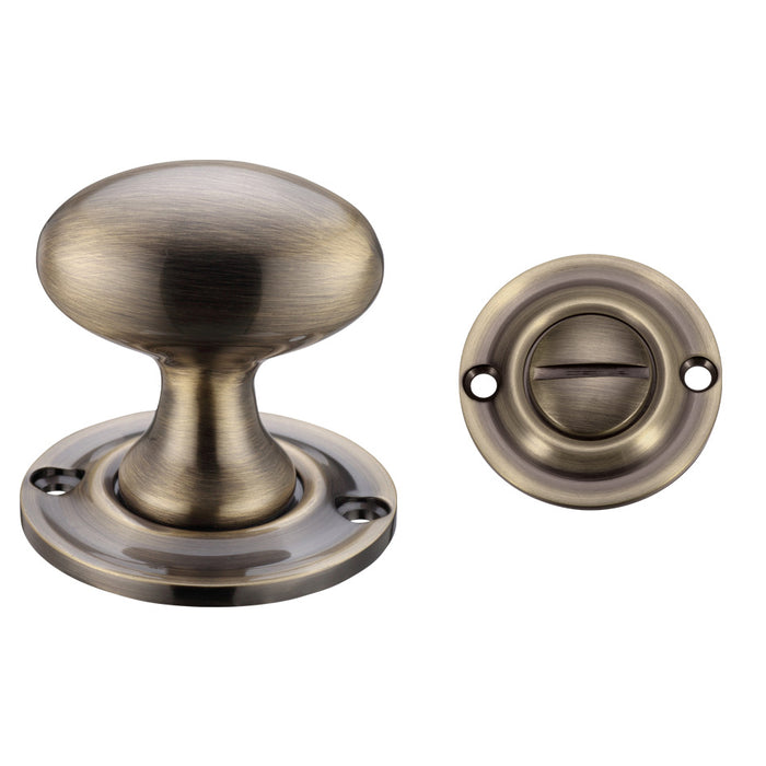 Oval Thumb Turn with Coin Release - 5mm / 42mm Spindle