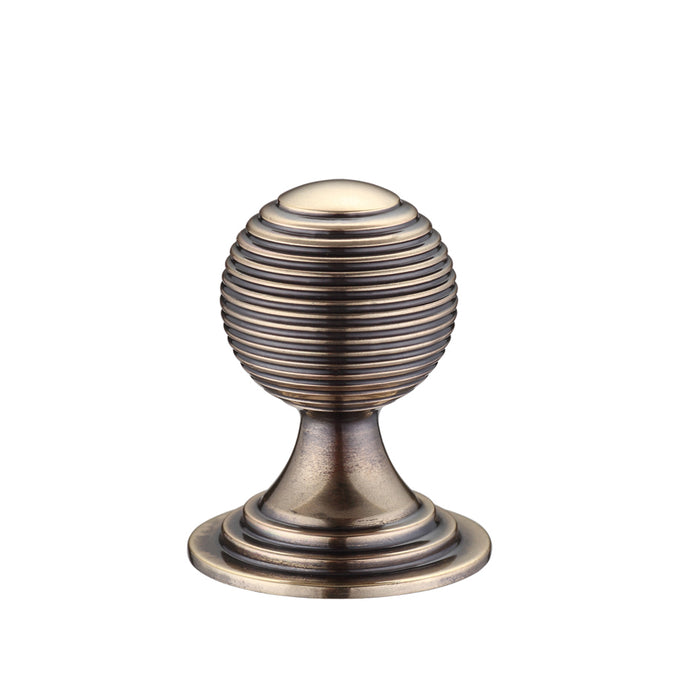 Queen Anne Ringed Knob - 32mm Rose Dia