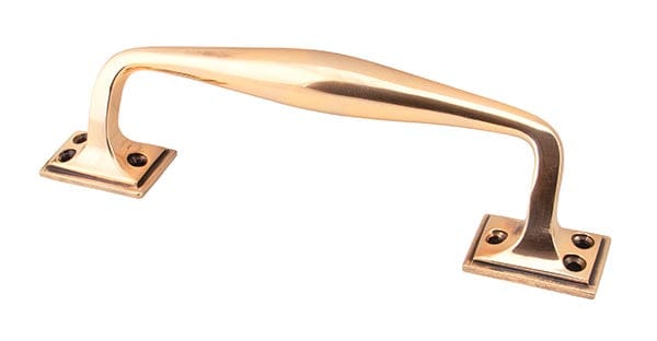 From The Anvil Cupboard Handles Polished Bronze 230mm Art Deco Pull Handle