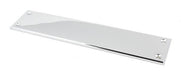 From The Anvil Fingerplates Polished Chrome 300mm Art Deco Fingerplate