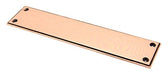 From The Anvil Fingerplates Polished bronze 300mm Art Deco Fingerplate