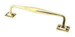 From The Anvil Cupboard Handles Aged Brass 300mm Art Deco Pull Handle