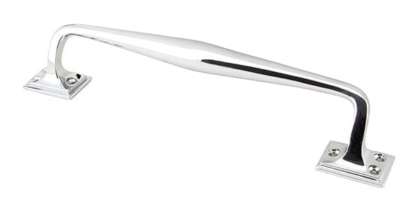 From The Anvil Cupboard Handles Polished Chrome 300mm Art Deco Pull Handle