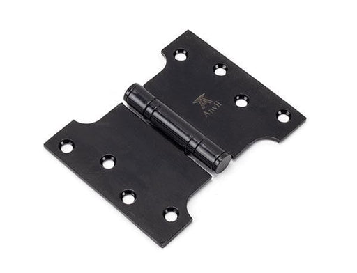 From The Anvil Hinges Black 4" x 3" x 5" Parliament Hinge (Pair) ss