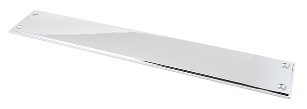 From The Anvil Fingerplates Polished Chrome 425mm Art Deco Fingerplate