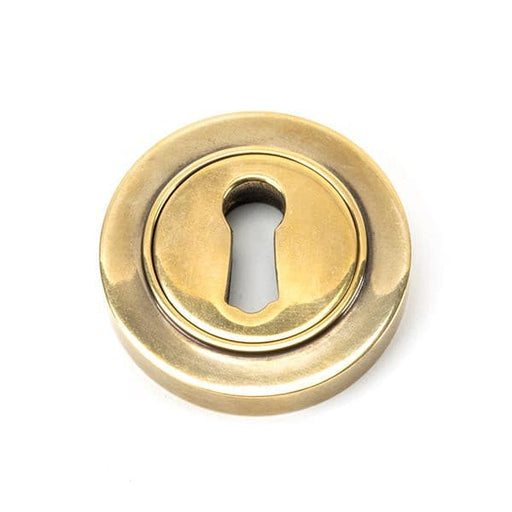 From The Anvil Escutcheons Plain Aged Brass Escutcheon