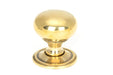 From The Anvil Cupboard Knob 32mm Aged Brass Mushroom Cupboard Knob