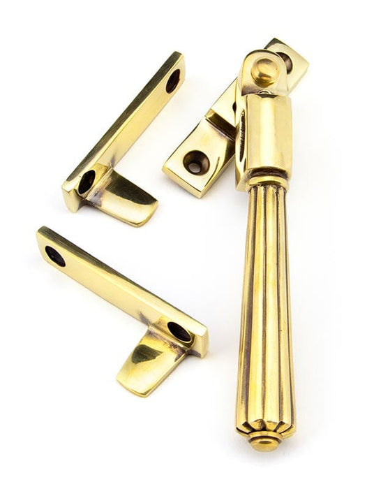 From The Anvil Window Hardware Aged Brass Aged Brass Night-Vent Locking Hinton Fastener