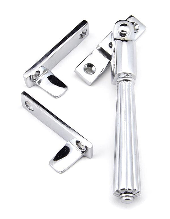 From The Anvil Window Hardware Polished Chrome Aged Brass Night-Vent Locking Hinton Fastener