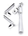 From The Anvil Window Hardware Polished Chrome Aged Brass Night-Vent Locking Hinton Fastener