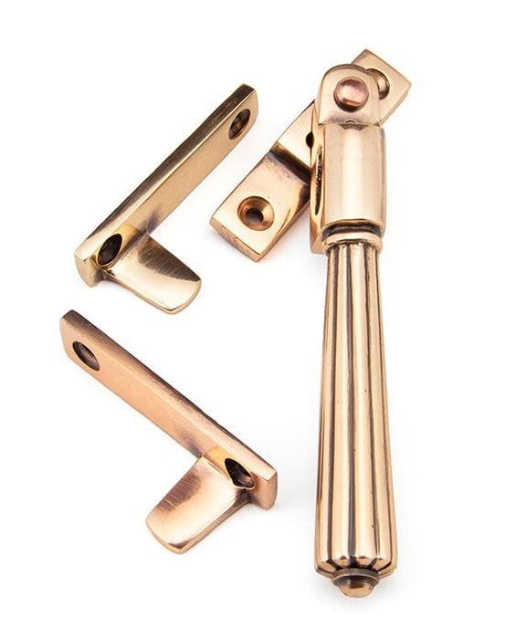 From The Anvil Window Hardware Polished Brass Aged Brass Night-Vent Locking Hinton Fastener