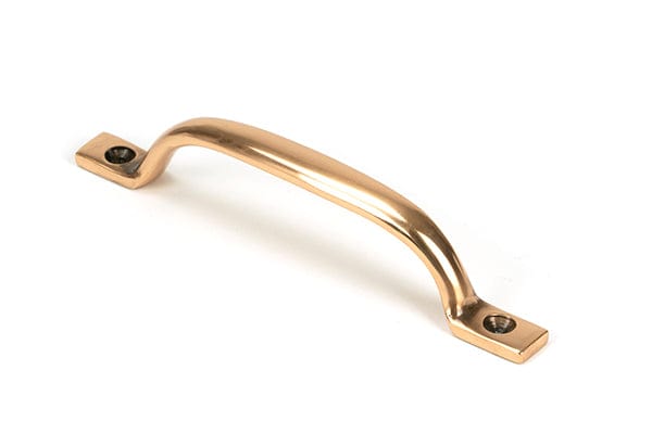 From The Anvil Window Hardware Polished Bronze Aged Brass Slim Sash Pull