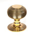 From The Anvil Knobs Aged Brass Beehive Centre Door Knob