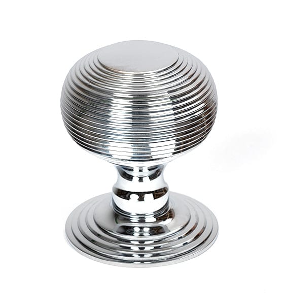 From The Anvil Knobs Polished Chrome Beehive Centre Door Knob