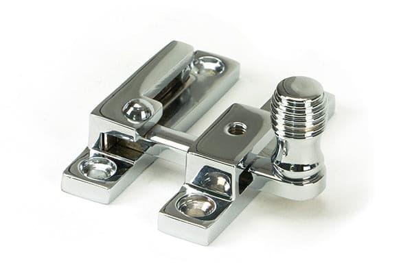 From The Anvil Window Hardware Polished Chrome Beehive Quadrant Fastener - Narrow