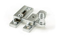 From The Anvil Window Hardware Satin Chrome Beehive Quadrant Fastener - Narrow