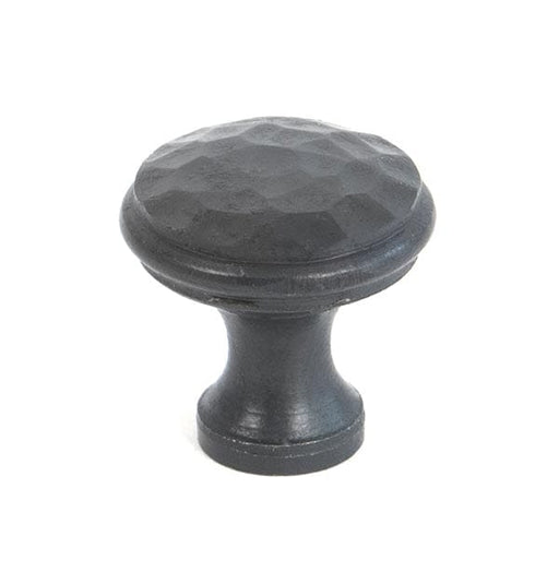 From The Anvil Cupboard Knob Small Beeswax Hammered Cupboard Knob