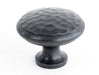 From The Anvil Cupboard Knob Large Beeswax Hammered Cupboard Knob