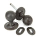 From The Anvil Knobs Round Beeswax  Mortice/Rim Knob Set