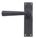 From The Anvil Handles Latch Beeswax Straight Lever