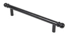 From The Anvil Cupboard Handles 220mm Black 156mm Bar Pull Handle