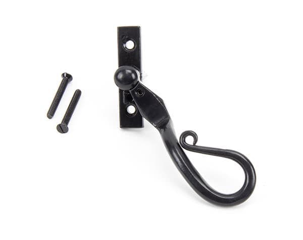 From The Anvil Window Hardware Right Hand Black 16mm Shepherd's Crook Espag